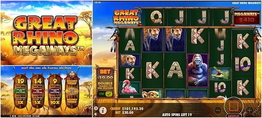 Pratiques de Jeu Intelligentes pour Great Rhino Megaways